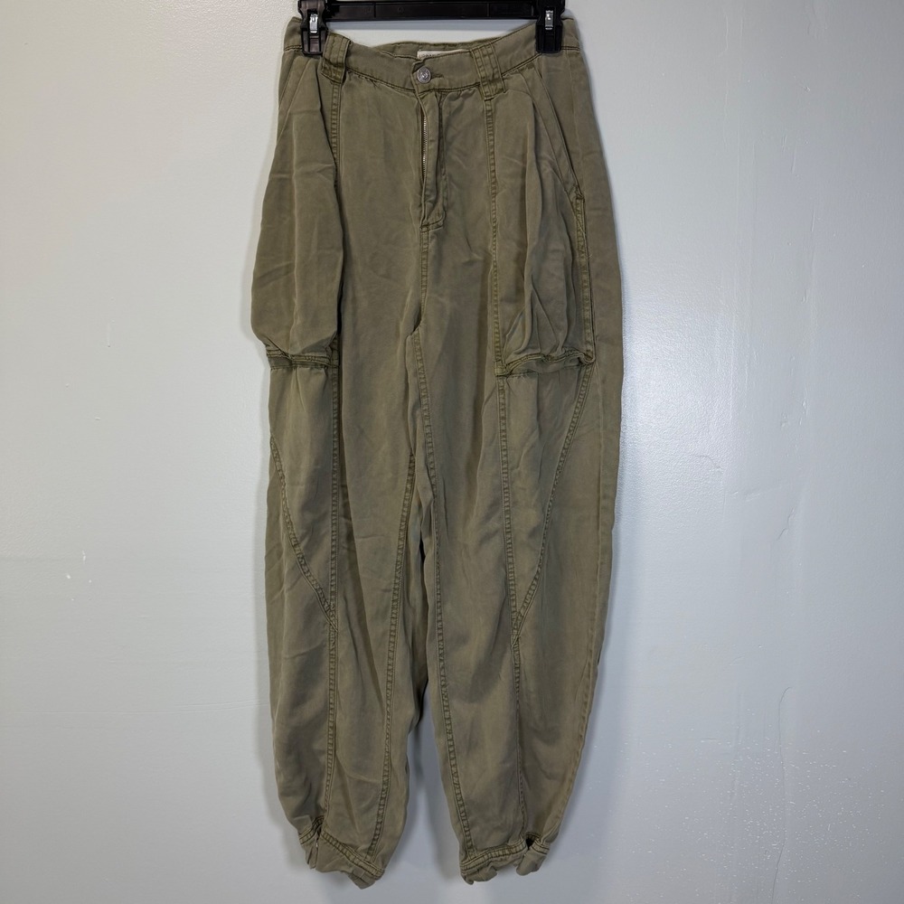 Urban Outfitters BDG Olive Green High Rise Cargo Cocoon Pants Tapered  Womens‎ 2